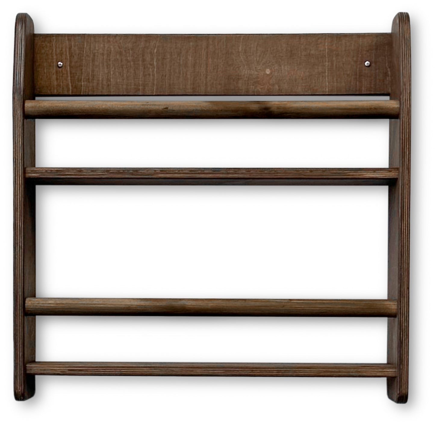 Shelfie montessori boekenrek kinderkamer | 2 planken - Wengé gebeitst - toddie.nl ®