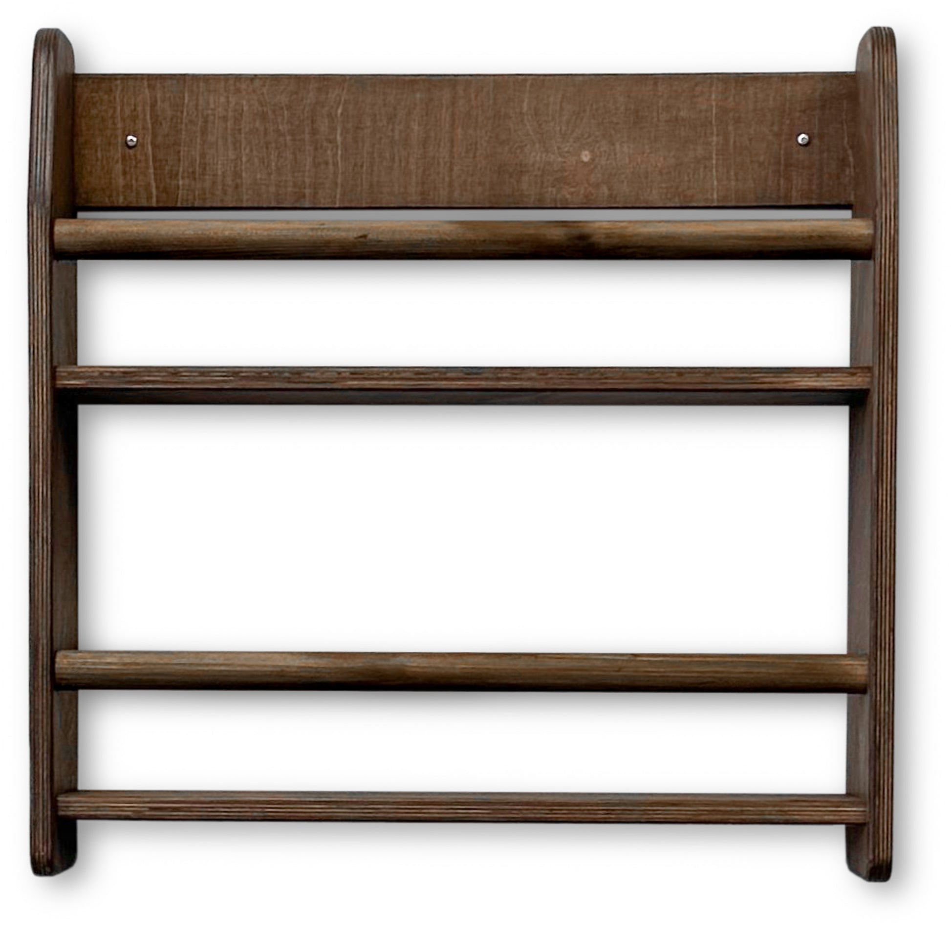 Shelfie montessori boekenrek kinderkamer | 2 planken - Wengé gebeitst - toddie.nl ®
