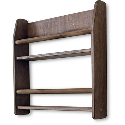 Shelfie montessori boekenrek kinderkamer | 2 planken - Wengé gebeitst - toddie.nl ®