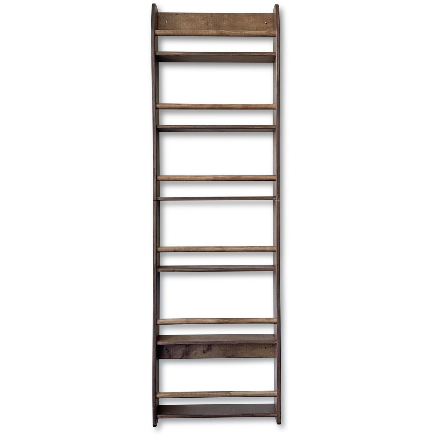 Shelfie montessori boekenrek kinderkamer | 6 planken - wengé - toddie.nl ®