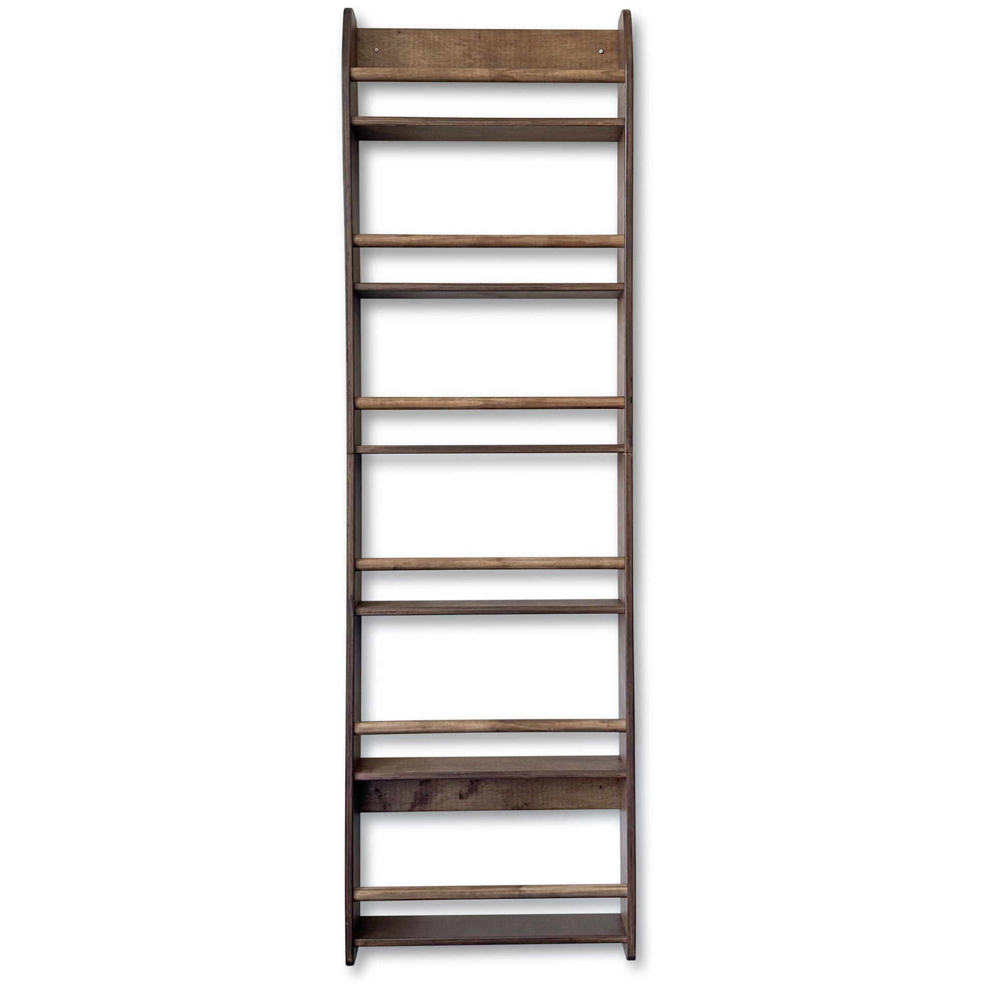 Shelfie montessori boekenrek kinderkamer | 6 planken - wengé - toddie.nl ®