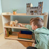 Montessori meuble à jouets | Étagère à livres 3 étagères - naturel