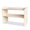 Jollie montessori open speelgoedkast | Boekenkast 2 planken - blank - toddie.nl ®