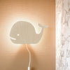 Applique murale en bois chambre d'enfant | Baleine - naturel - toddie.fr
