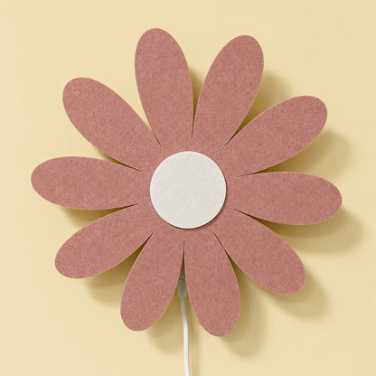Applique murale en feutre pour chambre d'enfant | Madelief - rose