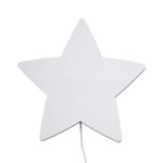 Applique murale en bois chambre d'enfant | Étoile - blanc
