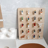 Tableau mural en bois chambre d'enfant | Tableau Lego - naturel - toddie.fr