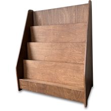 Moodie montessori boekenkast kinderkamer | 4 treden - wengé (walnut) - toddie.nl ®