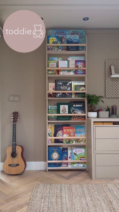 Shelfie Montessori : étagère pour chambre d'enfant | 6 tablettes - naturel