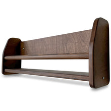 Shelfie montessori boekenrek kinderkamer | 1 plank - Wengé gebeitst - toddie.nl ®