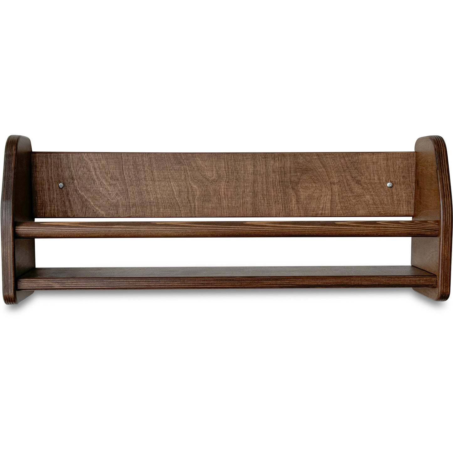 Shelfie montessori boekenrek kinderkamer | 1 plank - Wengé gebeitst - toddie.nl ®