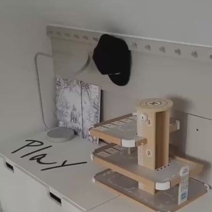 Applique murale en bois pour chambre d'enfant | Lion - naturel