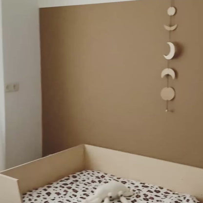 Applique murale en bois pour chambre d'enfant | Baleine - naturel