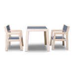 Set de meubles enfants en bois 1-4 ans | Table + 2 chaises - denim drift
