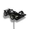 Houten wandlamp kinderkamer | Racewagen, Formule 1 zwart - toddie.fr