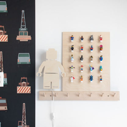 Houten wandlamp kinderkamer | Poppetje - toddie.nl