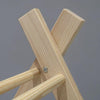Triangle d'escalade en bois avec un toboggan - toddie.fr