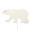 Applique murale en bois chambre d'enfant | Ours polaire - toddie.fr
