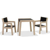 Set de meubles enfants en bois 1 à 3 ans | Noire | table + 2 chaises - toddie.fr