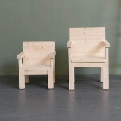 Houten kinderstoeltje 4-6 jaar | Kiddo - toddie.nl