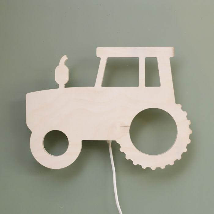 Houten wandlamp kinderkamer | Trekker - toddie.nl