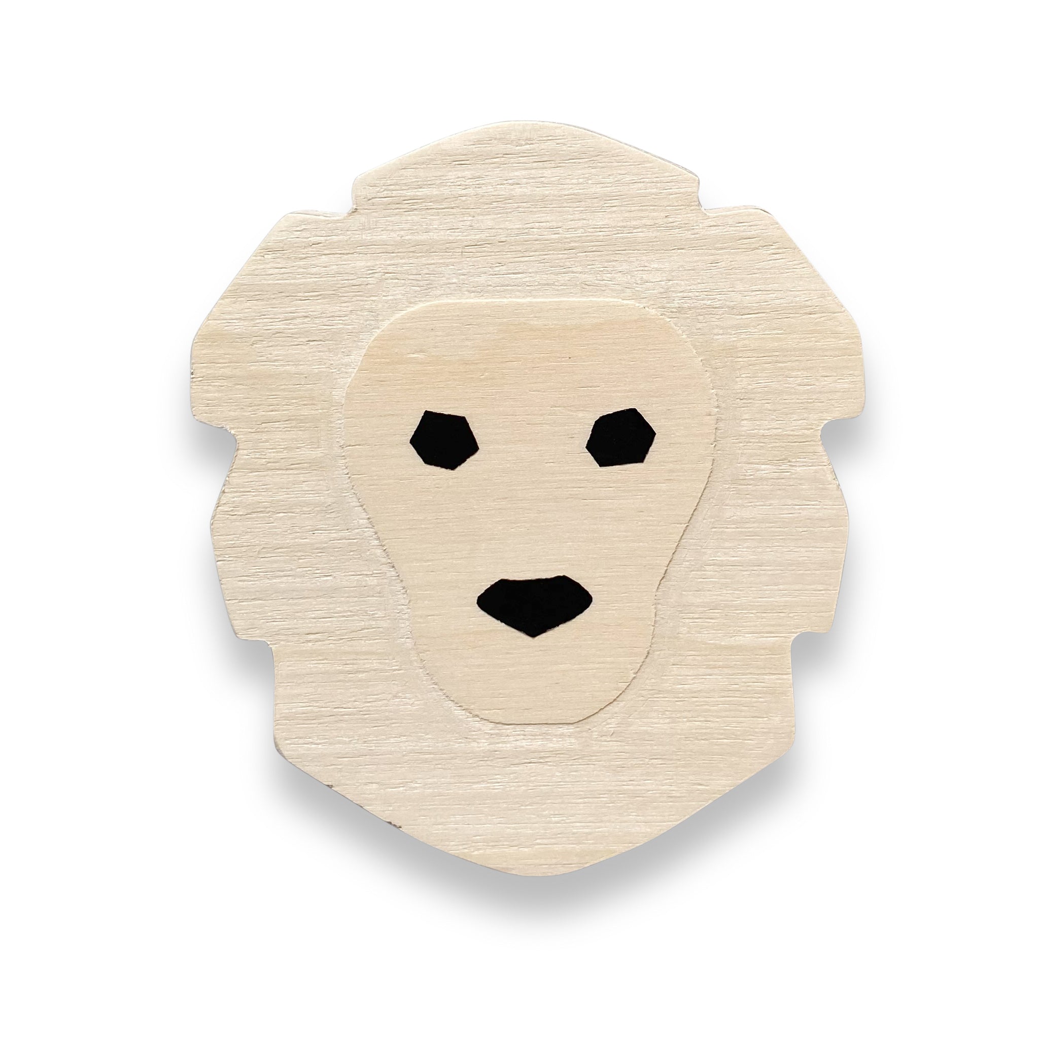 Blank houten set wandhaken kinderkamer | Jungle - toddie.fr