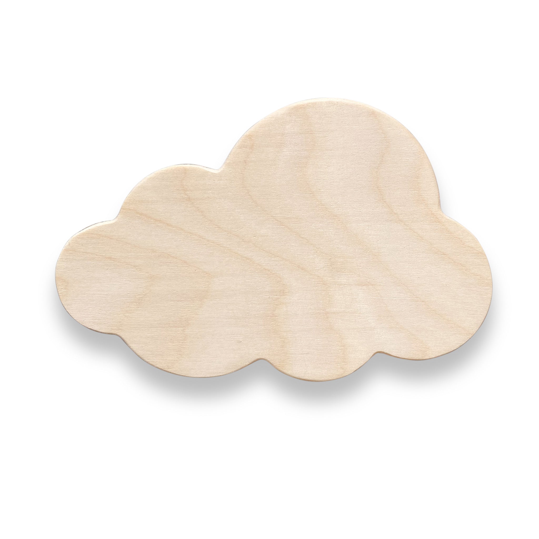 Blank houten wandhaken kinderkamer | Ster en wolk - toddie.fr