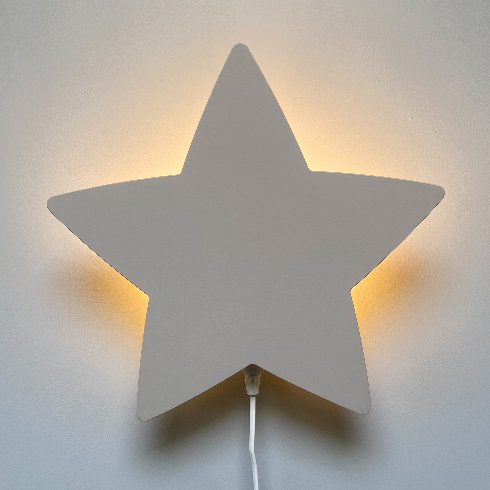 Houten wandlamp kinderkamer | Ster - beige - toddie.fr
