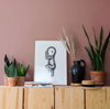 Applique murale en bois pour chambre d'enfant | Cœur Terra rose - toddie.fr
