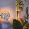 Applique murale en bois chambre d'enfant | Éléphant 3D - toddie.fr