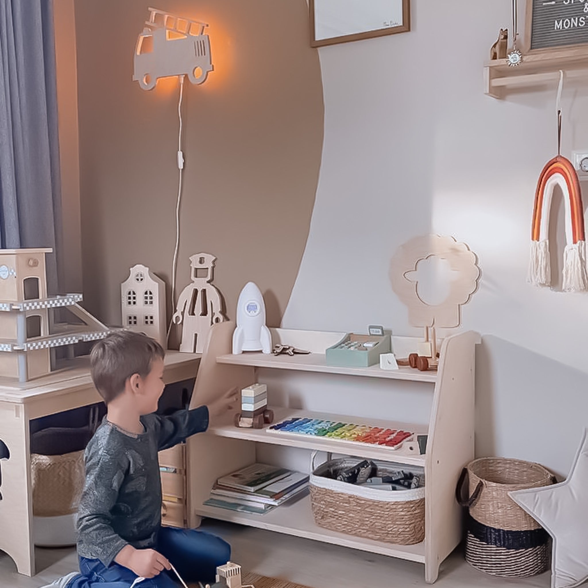 Speeltafel/speelgoedplank | kinderopbergruimte Montessori, kinderplank - toddie.fr