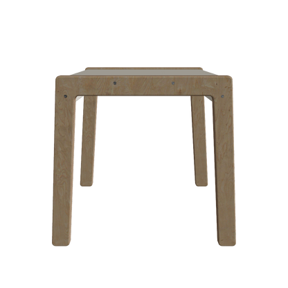 Petite table en bois Skinnie pour enfants de 1 à 4 ans - blanche