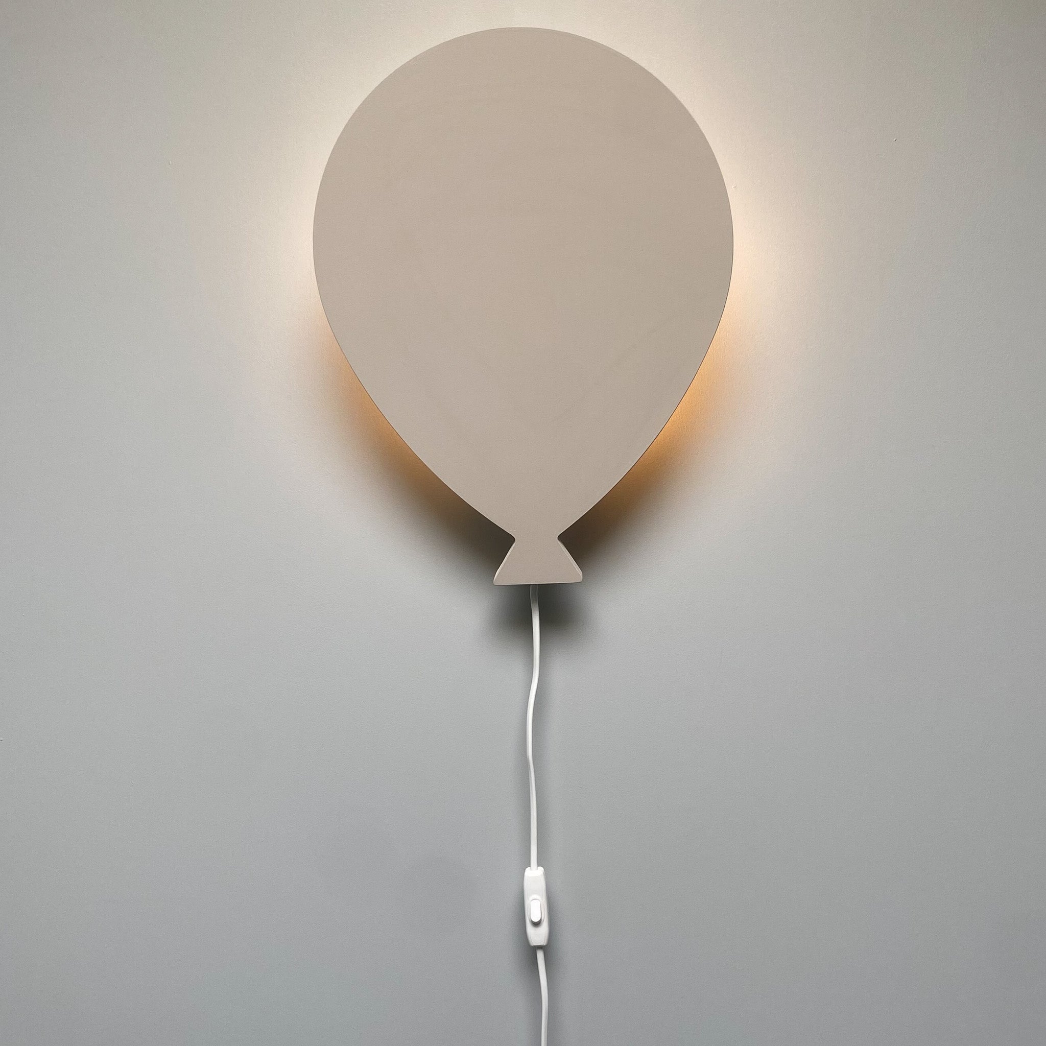 Houten wandlamp kinderkamer | Ballon - Beige - toddie.fr