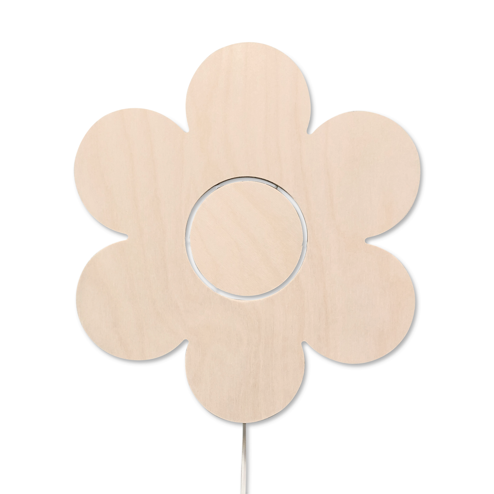 Houten wandlamp kinderkamer | bloem - toddie.nl